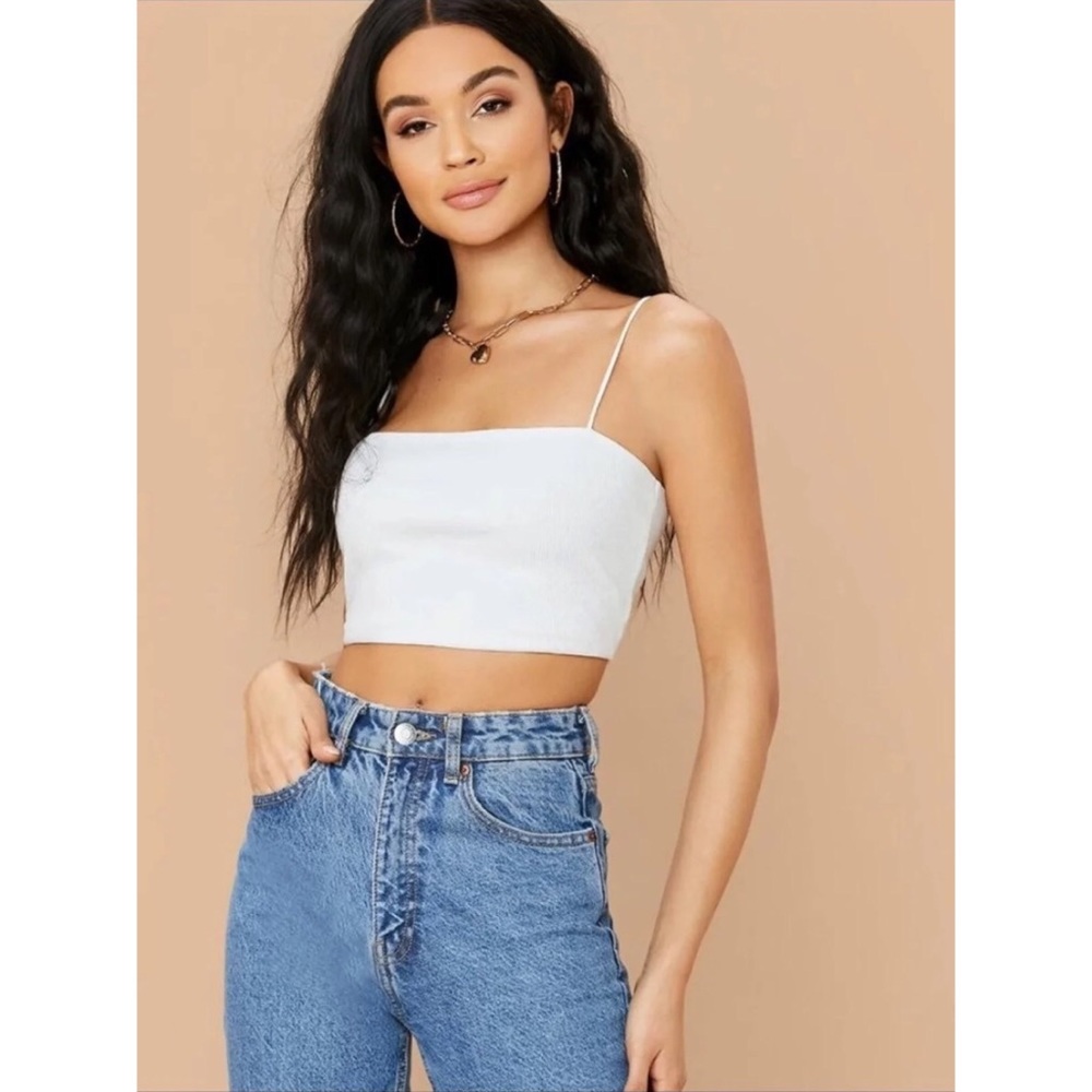 White Crop Top